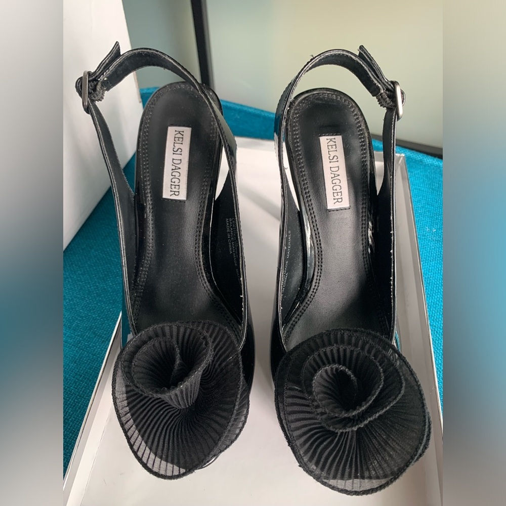 KELSI DAGGER platform sling back heels